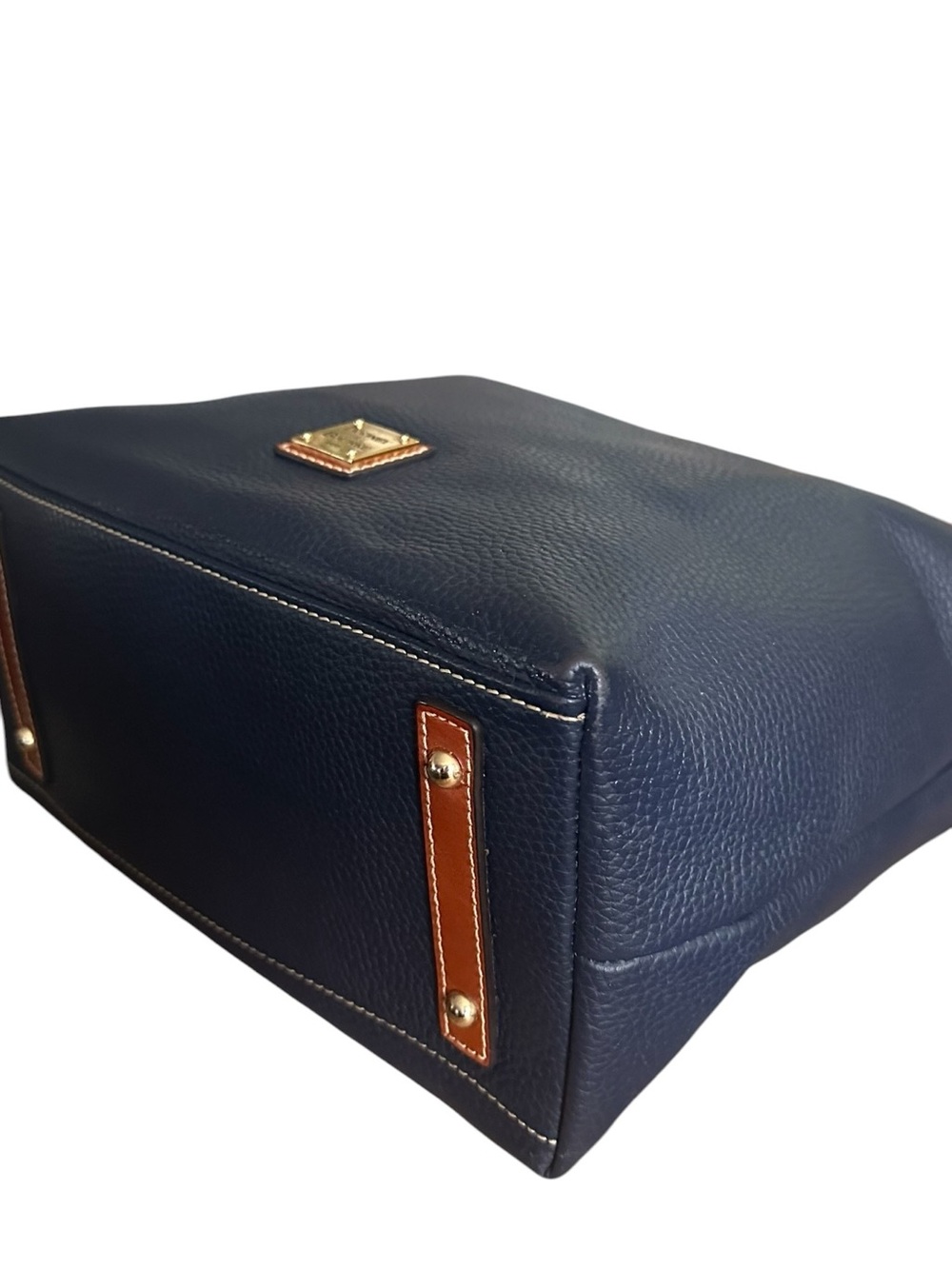 Dooney & Bourke Paige Sac Navy Pebble Grain Leather Hobo Shoulder Bag - Picture 14 of 16